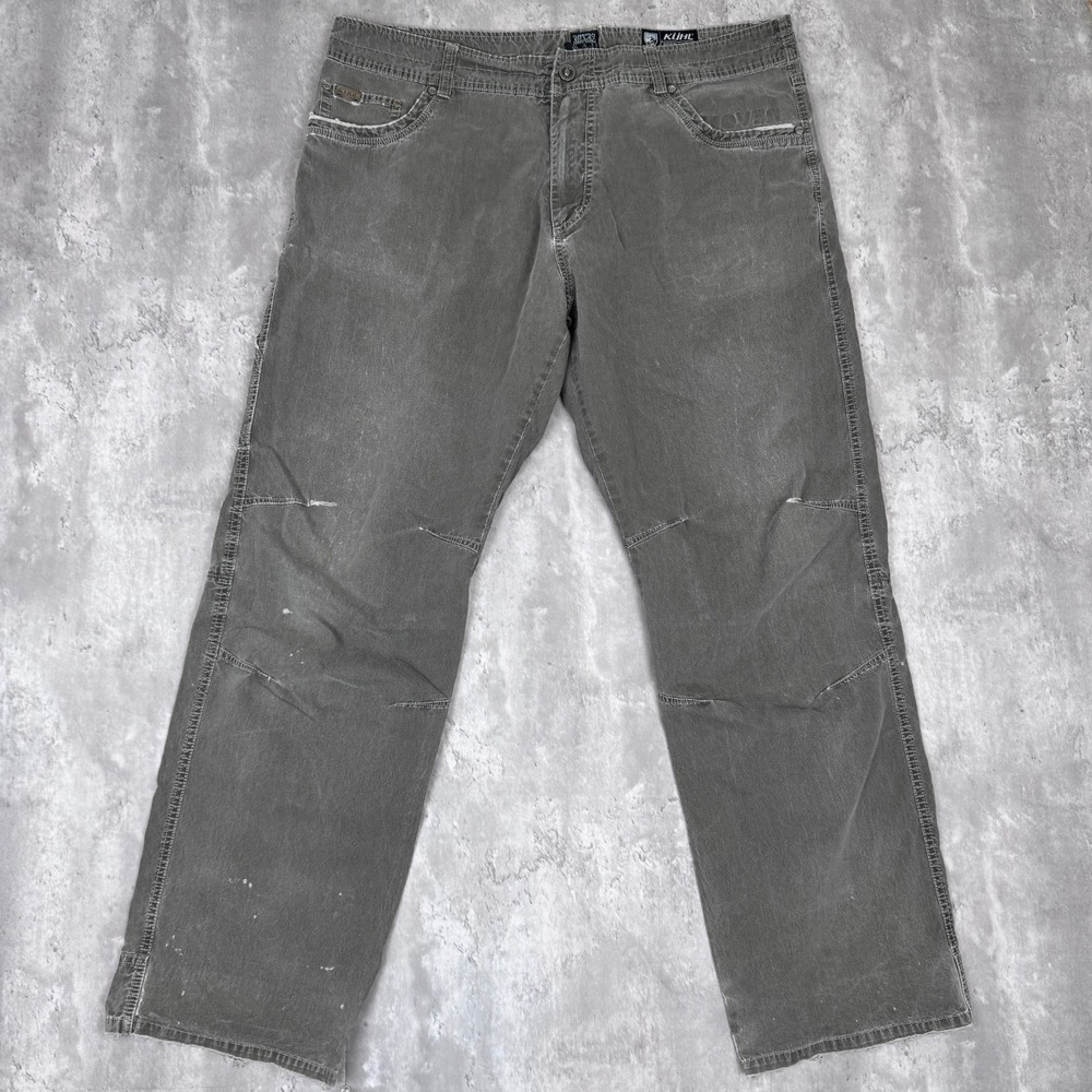 Kuhl‎ Revolvr Pants Mens 38x32 Vintage Patina Dye Outdoor Hiking Distressed Y2K